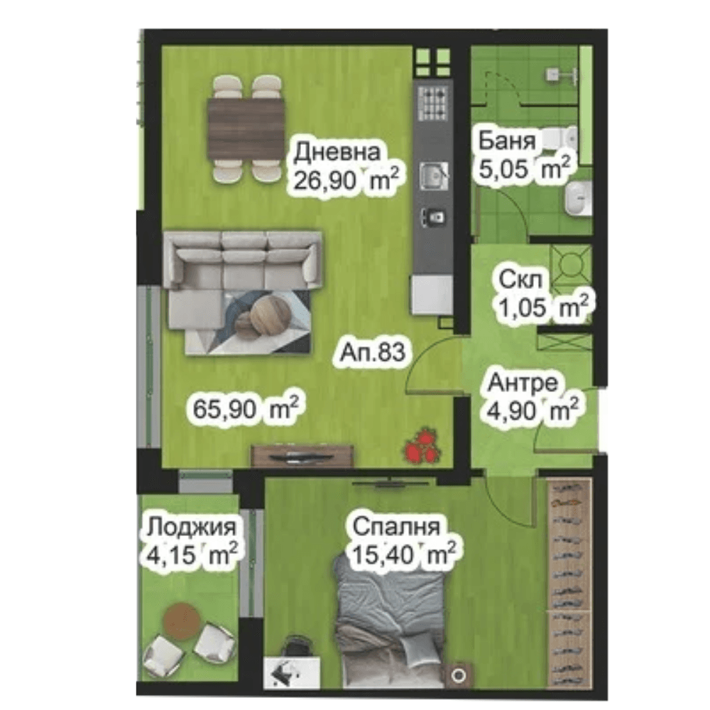 Апартамент 83