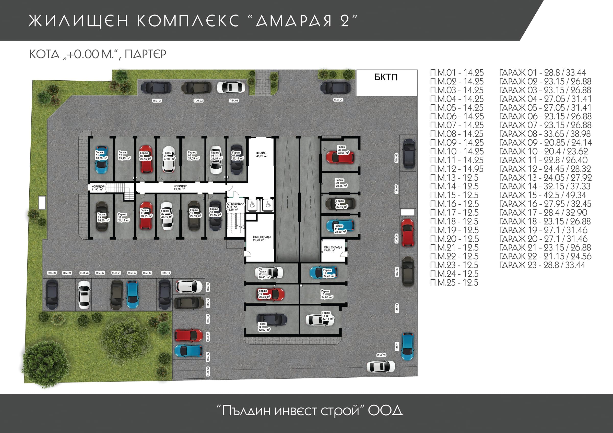 План на Партер