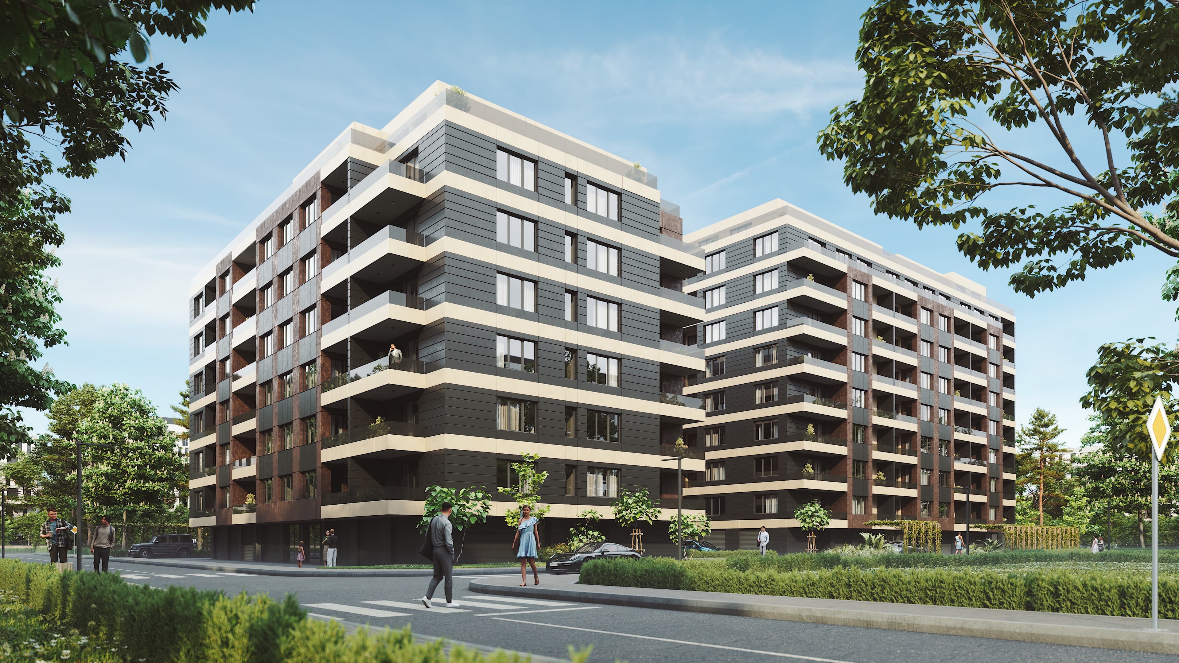 Сграда Б визуализация 2