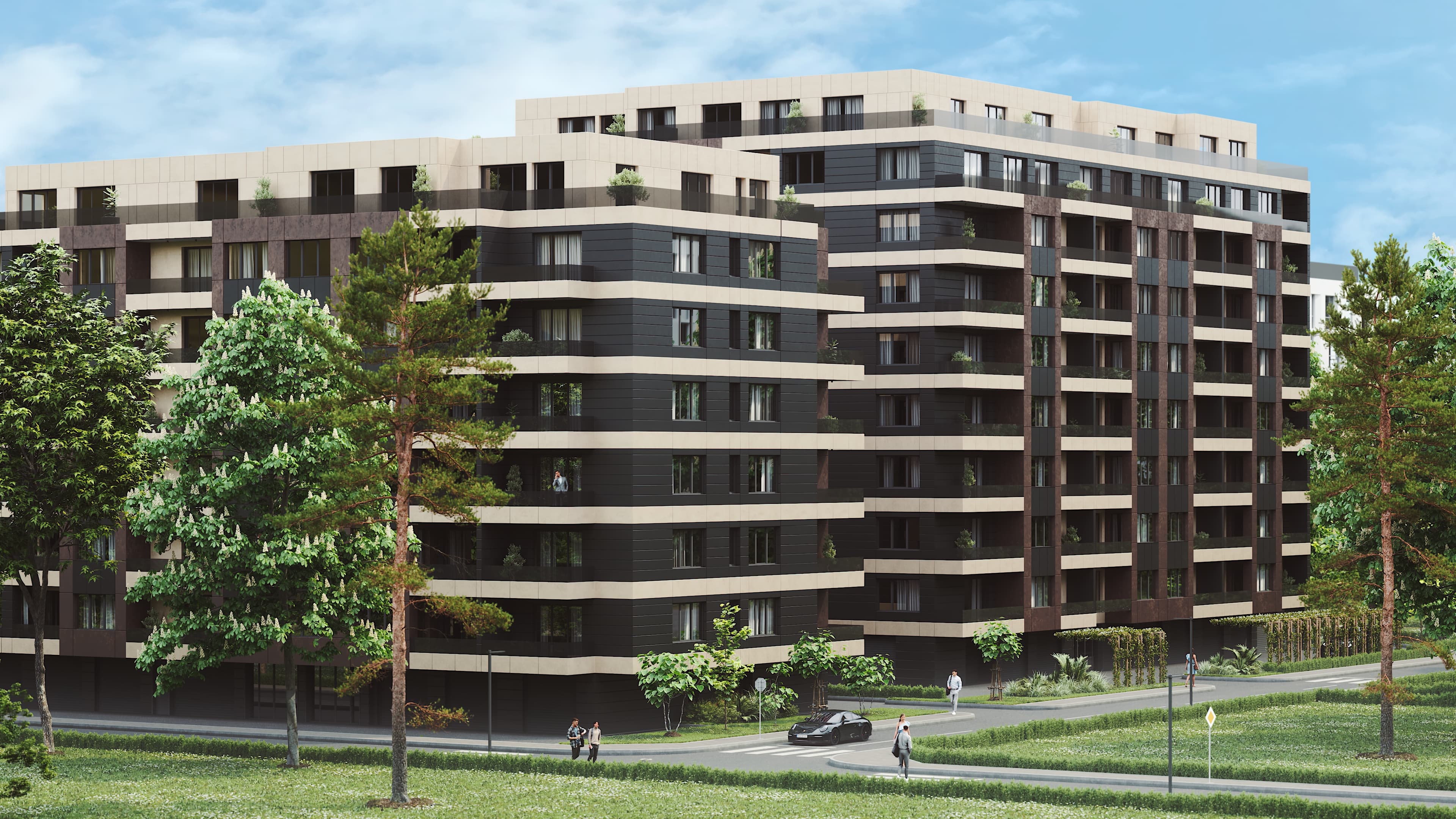 Сграда Б визуализация 3