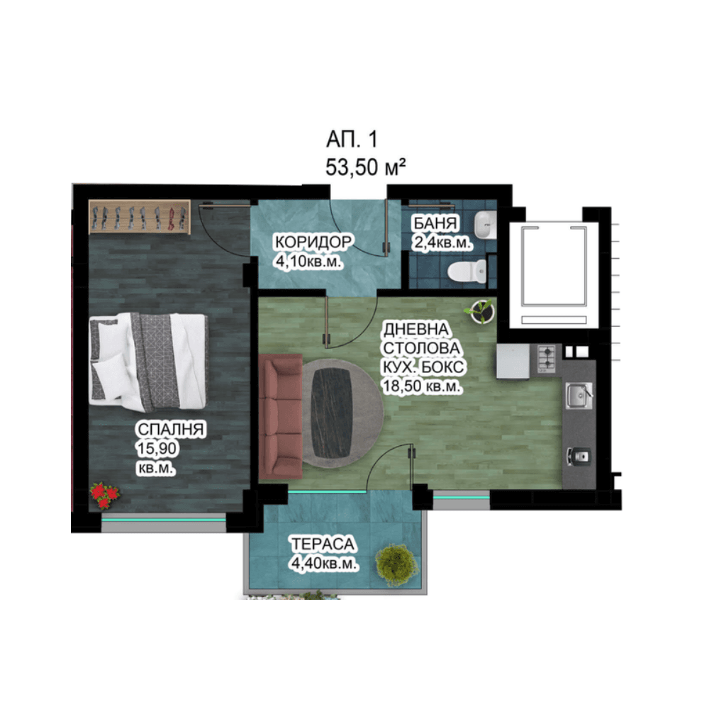 Апартамент А6-1