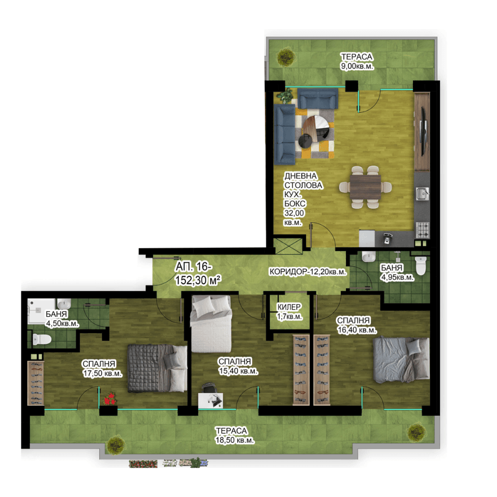 Апартамент А6-16