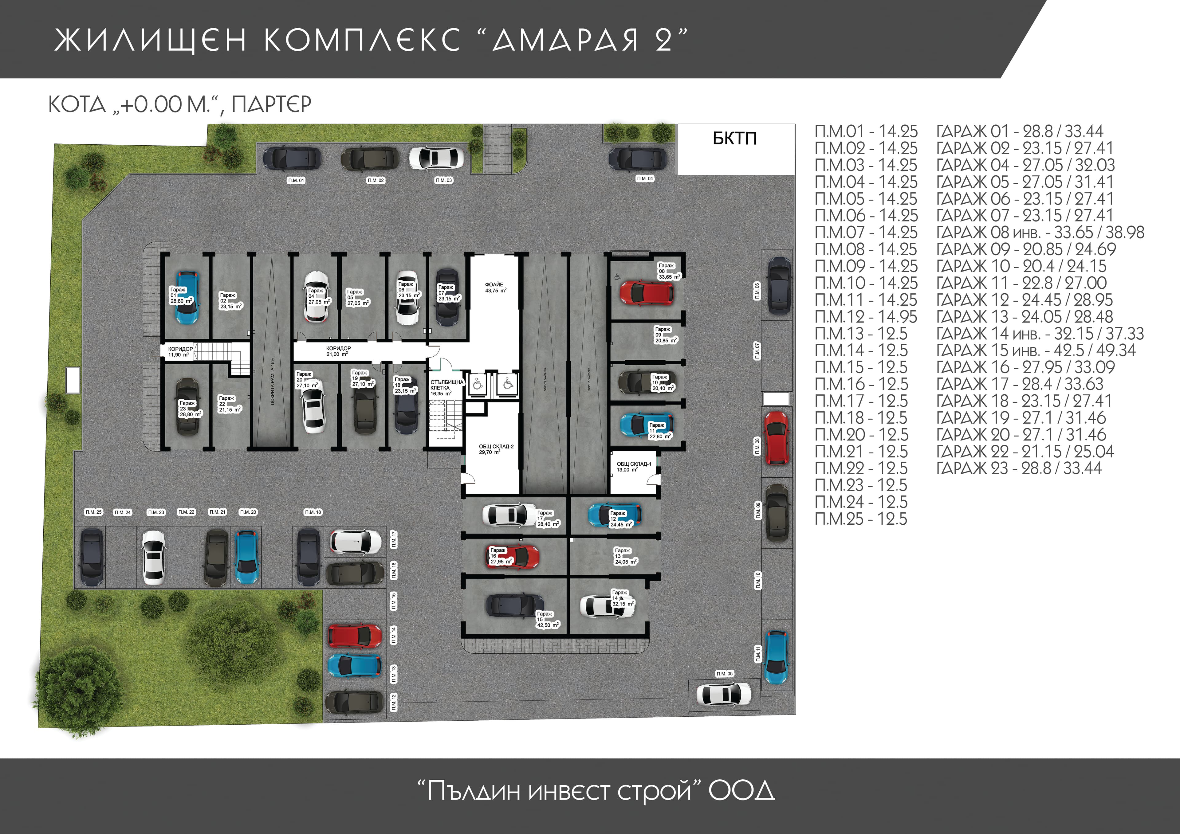 План на Партер