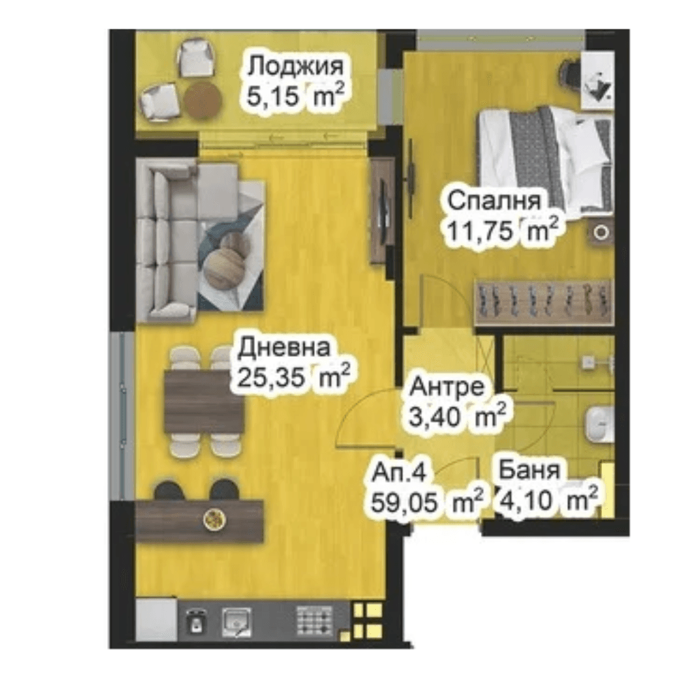 Апартамент 4