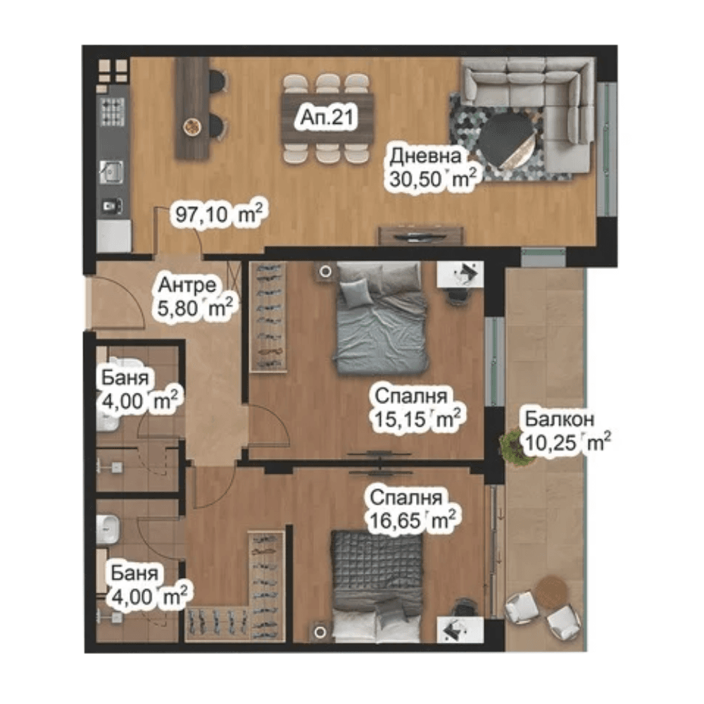 Апартамент 21