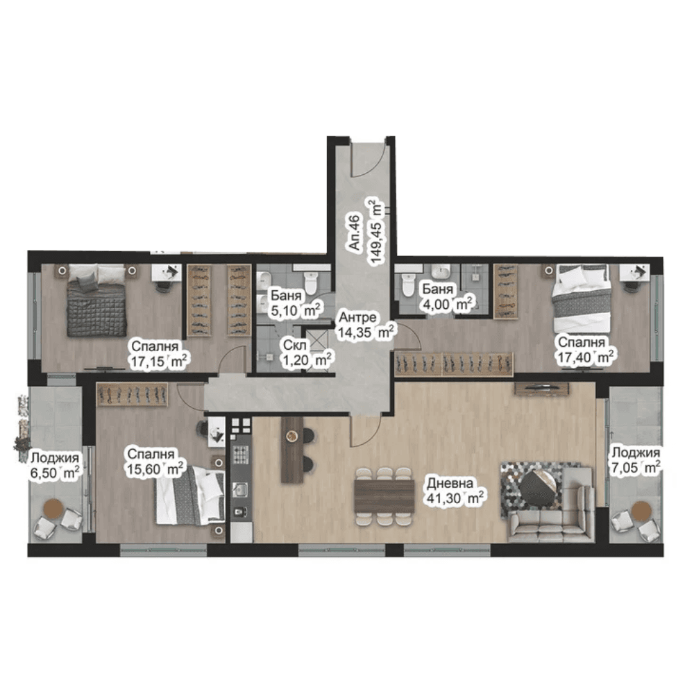 Апартамент 46