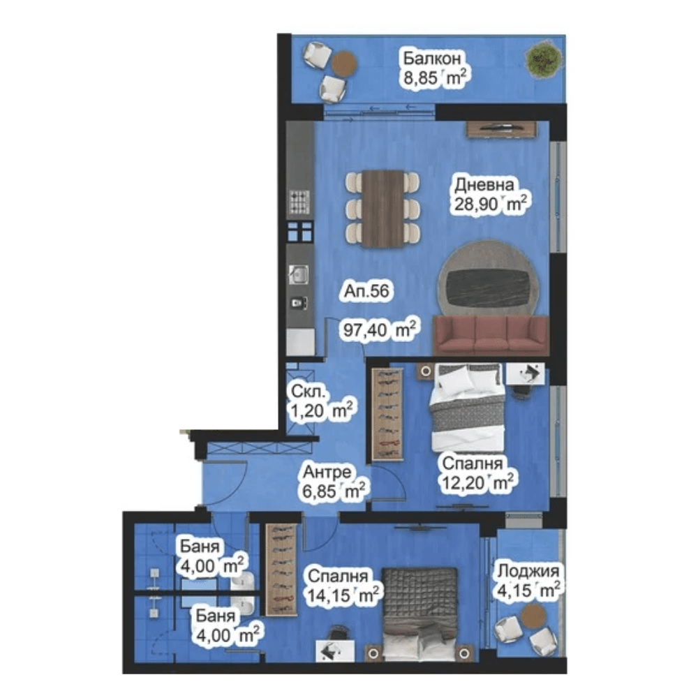 Апартамент 56