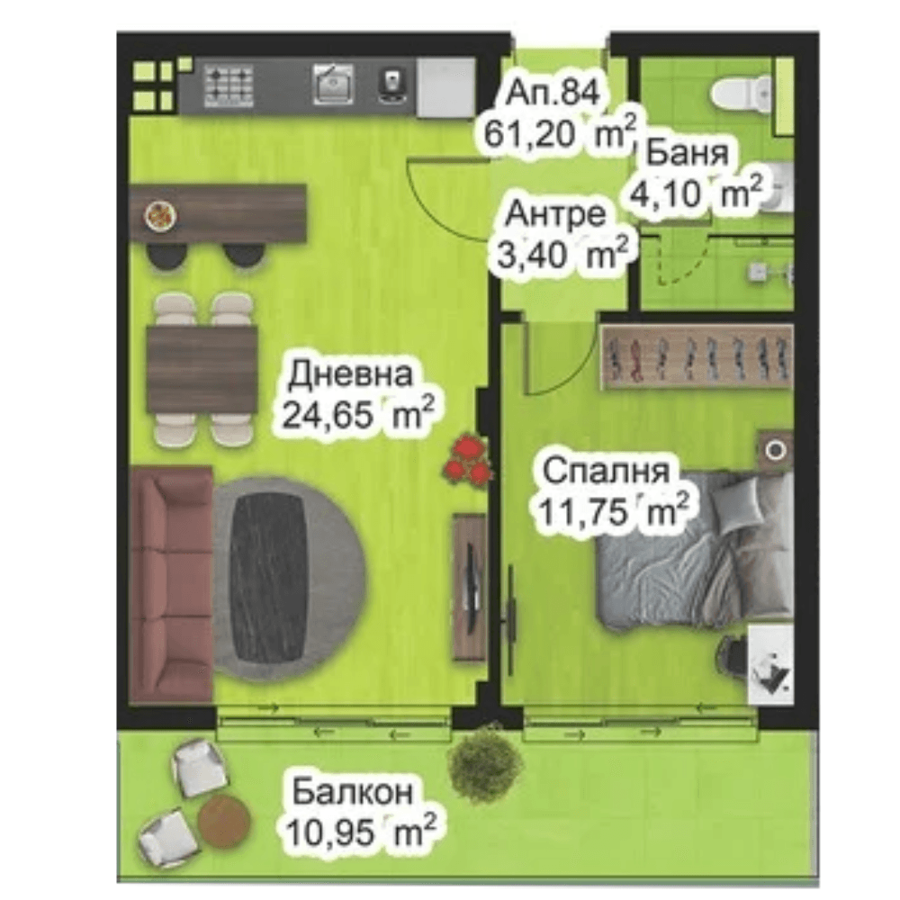 Апартамент 84