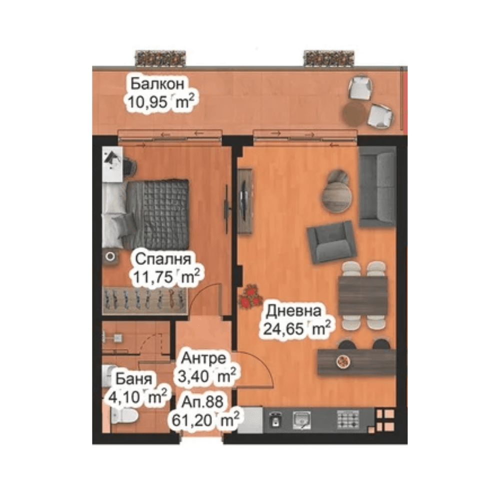 Апартамент 88