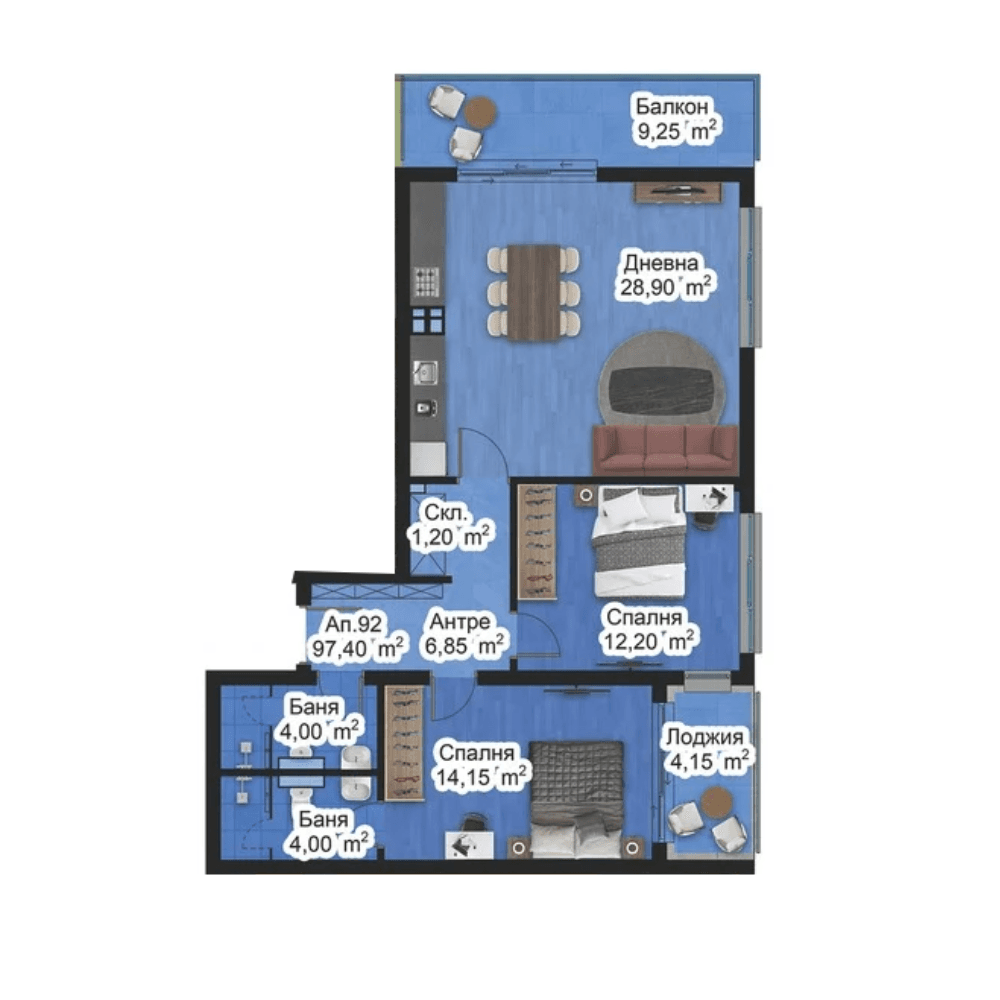 Апартамент 92