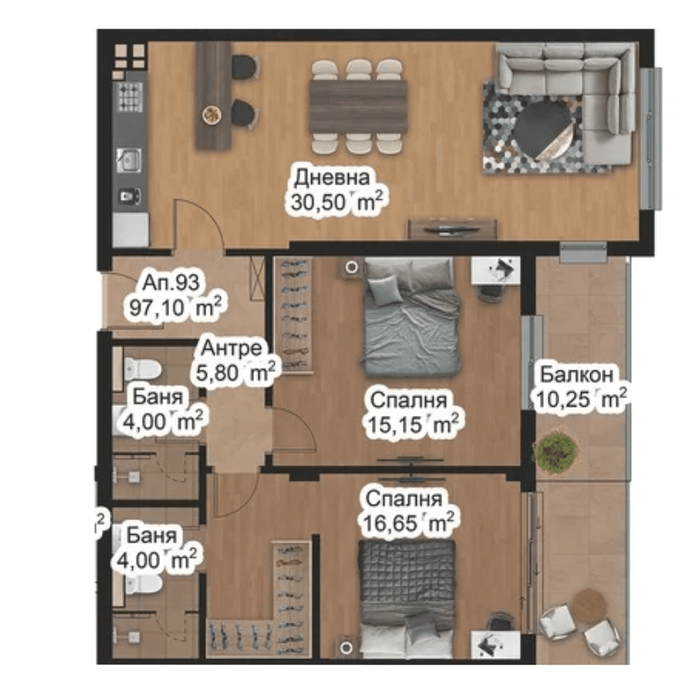 Апартамент 93