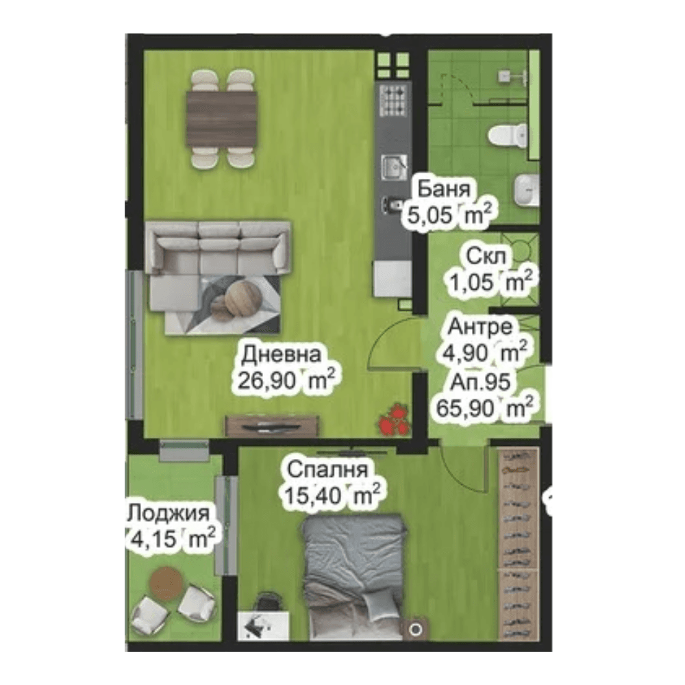 Апартамент 95