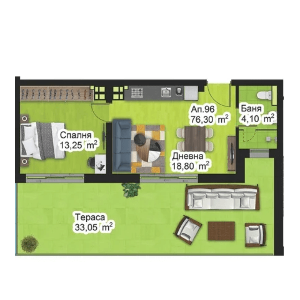 Апартамент 96